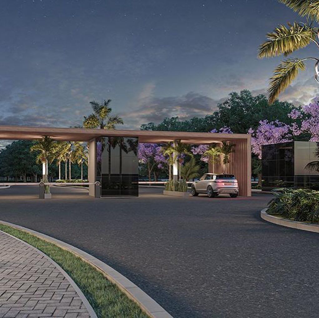 eco gate botanical entrance